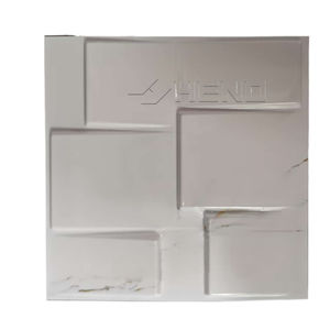 Panneau mural 3D en PVC géométrique moderne Wayon, personnalisable pour salon, chambre, bureau, hôtel, facile à installer, imperméable - Product Image 5