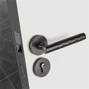 Wholesale Aluminum Alloy Mortise <strong>Door</strong> Lock Set Indoor <strong>Bedroom</strong> Household Silent Wooden <strong>Door</strong> Handle Lock for Apartment Office - Product Image 4