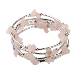 Braccialetto personalizzato <span class=keywords><strong>con</strong></span> chip di ametista naturale <span class=keywords><strong>con</strong></span> pietre curative in filo metallico bracciali in cristallo <span class=keywords><strong>viola</strong></span> per regalo - Product Image 4