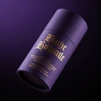 Boîte ronde en papier pour parfum, emballage personnalisé, flacon de parfum cylindrique vide, boîte cadeau, personnalisez votre design de boîte cadeau