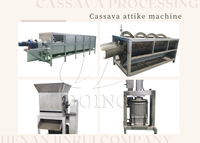 5 TPJ Cassaveverwerkingsinstallaties voor Attiekeproductie, fabriek voor de transformatie van Attieke, cassave couscous maakmachine