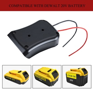 Adaptateur de batterie pour batterie au lithium DEWALT 20V, connecteur de montage, support, adaptateur de roues électriques, <span class=keywords><strong>outils</strong></span> de bricolage, jouets RC - Product Image 4