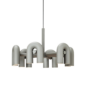 Lámpara de Techo Moderna Nórdica Minimalista en Forma de U para Sala de Estar y Dormitorio Infantil con Diseño de Exhibición - Product Image 5