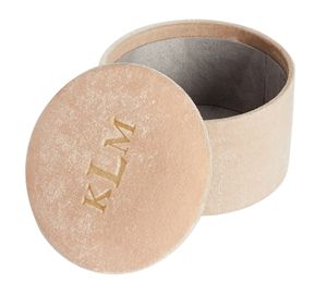 Caja organizadora de joyas de terciopelo redondo de lujo, almacenamiento circular portátil, anillo de joyería, funda de viaje de regalo, venta al por mayor - Product Image 2