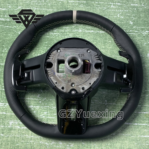 Volante Auto Personalizzato Rotondo in Pelle Adatto per Mercedes Benz W213 C238 W463 W464 W222 C217 <span class=keywords><strong>CLS</strong></span> <span class=keywords><strong>C257</strong></span> W205 C63 AMG - Product Image 6
