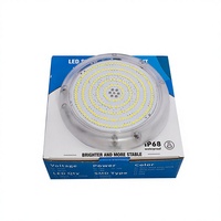 12W AC/DC12V Unterwasser-LED-Schwimmbadbeleuchtung IP68 Harzgefüllte LED-Poolleuchte RGB Farbwechsel für Poolwandmontage