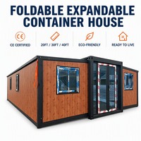 Maison conteneur extensible de luxe à 3 chambres, certifiée CE, villa modulaire préfabriquée personnalisée, norme européenne, fabricant OEM