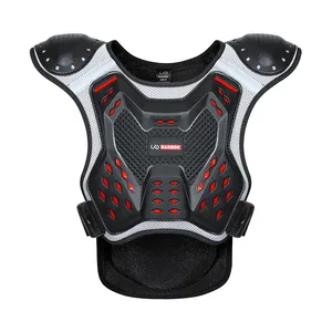 BORBOK Child Motorcycle Riding Protector Vest Armor Back Support Protection Equipment Kids Motocross Gear Anti-fall