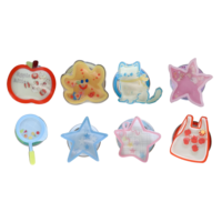 Support de téléphone magnétique en acrylique personnalisé avec breloques flottantes, motif dessin animé, Kawaii, mignon, avec fonction de secousse et support intégré