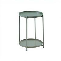 Table latérale nordique colorée, Table basse, moderne, japonaise, en métal, pour la maison, colorée