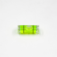 Niveau à bulle horizontal cylindrique en acrylique de qualité industrielle 9,5*25 mm avec une précision de 0,5 mm et une portée de mesure de 0-5 m