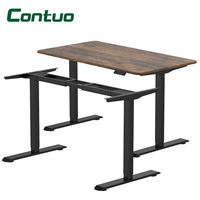 Meuble de bureau moderne et simple, table à hauteur réglable électriquement, cadre de bureau debout pour ordinateur portable