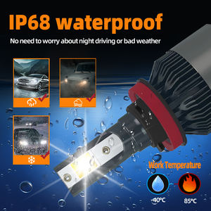 Sfida T1 6000K Led Koplamp H4/H7 Lampen 12V 24W 2400 Lumen Universele Montage Voor Kleine Auto 'S En Stadsauto 'S - Product Image 3