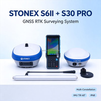 Radio Terintegrasi Stonex S6II Lite Differential GNSS RTK GPS Receiver Base Station 8GB RAM IP68 Rating untuk Survei Topografi