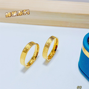 Aimgal Bague de Couple Écaille de Dragon en Or Pur 24K AU 999 4mm – Technologie de Dureté 5G 4 Fois <span class=keywords><strong>Plus</strong></span> Robuste, Cadeau Alliance Solide - Product Image 4