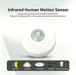 360 Degree Ceiling <strong>PIR</strong> Motion <strong>Sensor</strong> with 6m Detection Human Movement Detector for Automatic Lighting (110-240VAC) - Product Image 3