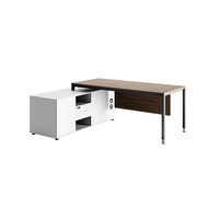 Bureau de direction modulaire solide moderne de luxe Conception durable écologique réglable pour immeuble de bureaux