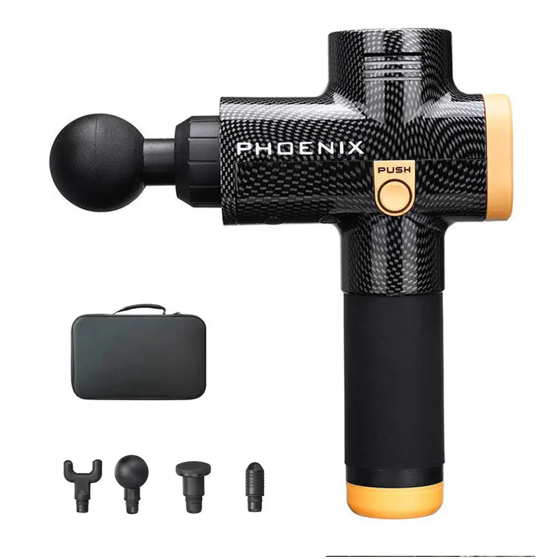 Hoenix-masajeador corporal inalámbrico con vibración, equipo deportivo de percusión, pistola de masaje muscular