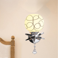 Accueil Hôtel Bureau Boutique Décoratif Tendance Moderne Double Tête Matériau en Verre E27 Ampoule Lumières Led Appliques Murales