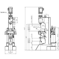 Machine à riveter hydraulique YOSHIKAWA IRON WORKS US-70 380V/200V Haute productivité Nouvelle machine robuste en acier inoxydable Japon