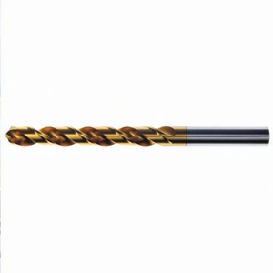 Broca helicoidal HSS Co con revestimiento de TiN, autocentrante, para perforación de metal, modelo Ttake Ta1058 - Product Image 2