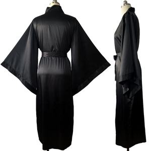 Sang Trọng Áo Cưới Cô Dâu Phù Dâu Rắn Cộng Với Kích Thước Satin Lụa Thoáng Khí Mềm Mại Thanh Lịch Đầy Đủ Chiều Dài Dài Tay Áo 12 Màu Sắc Phụ Nữ - Product Image 2