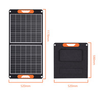 Chine haute qualité avec port usb extérieur 12v 24v 48v 60v camping panneaux solaires pliants pour téléphone