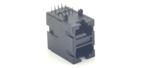 ขั้วต่อเทอร์มินัลบอร์ดพอร์ตเครือข่ายแบบสองชั้น RJ45 8P8C: 99B01-2*1-C พลาสติกเต็มตัวสีดำเคลือบทอง - Product Image 4