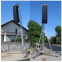 VENTA CALIENTE Pantalla LED de aluminio Spigot Truss Display para altavoces colgantes Torre de aluminio Line Array Speaker Truss