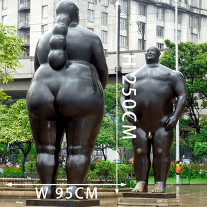 <span class=keywords><strong>Escultura</strong></span> <span class=keywords><strong>de</strong></span> Bronce Abstracta Personalizada, una Obra Famosa <span class=keywords><strong>de</strong></span> Fernando Botero, la <span class=keywords><strong>Escultura</strong></span> <span class=keywords><strong>de</strong></span> Bronce del 'Hombre Gordo' para Decoración <span class=keywords><strong>de</strong></span> Exteriores - Product Image 3