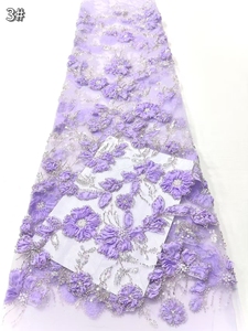 Tissu en tulle écologique personnalisé avec broderie de perles lourdes pour vêtements, sacs et chaussures – Approvisionnement direct usine - Product Image 3