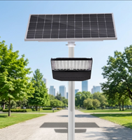 Lampes solaires de rue extérieures IP65 étanches avec détecteur de mouvement, lampe murale LED, 3 modes d'éclairage, 6000K, alimentées par énergie solaire, pour jardin, patio