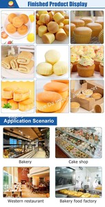 Tự động cupcake sầu riêng bánh bột lớp Madeleine Kem mứt Muffin bánh donut bánh trang trí bánh Gói máy chiết rót - Product Image 6