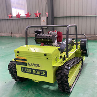 Beaucoup de clients achètent Robot Mulcher Largeur de coupe 800Mm 1000Mm 1200Mm Télécommande Marteau Fléau Tondeuse à gazon