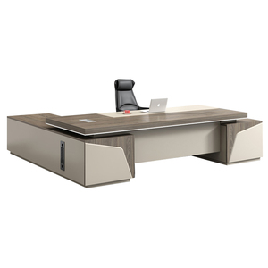 Mobiliario de oficina OEM de fábrica Escritorio de oficina ejecutivo moderno Escritorio de oficina en forma de L - Product Image 6