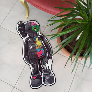 Non-Slip <strong>Hypebeast</strong> Style Floor Art <strong>Rug</strong> for Streetwear Lovers Modern Hip Hop Home and Room Decor - Product Image 3