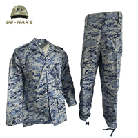 Ensemble uniforme BDU unisexe en tissu Ripstop, chemise et pantalon tactiques pour la chasse en plein air, camouflage woodland, tissu sergé, couleur personnalisée, OEM