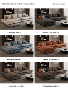 Duffy người đàn ông chèo thuyền sofa phi tần kết hợp phong cách Ý tối giản phong cách kem hình chữ L rộng ngồi sâu vải xốp nhỏ - Product Image 3