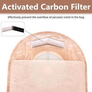 Sacchetto per Colostomia Monopezzo, Idrocolloidale Delicato sulla Pelle, Chiusura a <span class=keywords><strong>Velcro</strong></span> Antiperdita, Cura dello Stoma, Vendita all'Ingrosso - Product Image 5