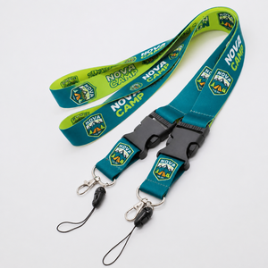 Lanières personnalisées en polyester par sublimation avec boucle <span class=keywords><strong>de</strong></span> sécurité détachable pour les enseignants et les enfants <span class=keywords><strong>des</strong></span> <span class=keywords><strong>écoles</strong></span> primaires - Product Image 2
