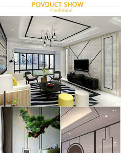 Moldura Moderna en Forma de T de Aleación de Aluminio para Decoración de Techos de Azulejos Cerámicos en Hospitales, Villas y Hoteles, Duradera, Ecológica y Fácil de Instalar - Product Image 6