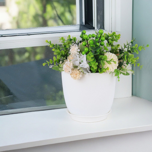 10 pouces moderne en plastique résine épaissie Pot de fleur maison pépinière jardin maisons décoratif-Design <span class=keywords><strong>prix</strong></span> de gros CM Carton taille - Product Image 5