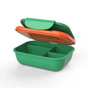 Boîte à lunch de salle à <span class=keywords><strong>manger</strong></span> pour enfants personnalisée Récipient pour aliments avec séparateur Boîte à bento sûre et de qualité alimentaire pour la cuisine - Product Image 3