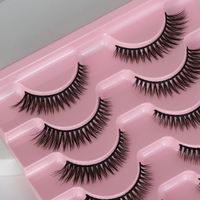 Cils SP naturels noirs longs, 10 paires, effet œil de chat, pour un volume éclatant, bande complète, faux cils en vison synthétique réutilisables, sans cruauté animale