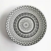 Service de table géant Ramadan Kareem, vaisselle de luxe en porcelaine, assiettes 2021, service de nourriture pour fête, assiette en céramique moderne, plat durable
