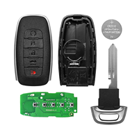 Clé de voiture intelligente à distance 5 boutons KR5TXPZ2 S180146104 315 MHz 4A pour Nissan X-Trail Pathfinder 2023, contrôle sans clé automatique