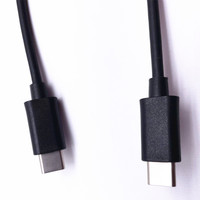Adaptateur USB-C vers Micro USB Mâle 3A Charge Rapide Câble OTG Écologique pour Imprimante Téléphone Portable Scanner Écouteurs Gaine PVC Blindée