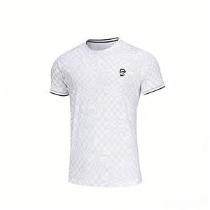 Camisetas Deportivas de Manga Corta al por Mayor, Personalizadas con Logotipo, de Secado Rápido, Ligeras, de Poliéster, para Fitness, Casual, Maratón, Gimnasio y Running - Product Image 1