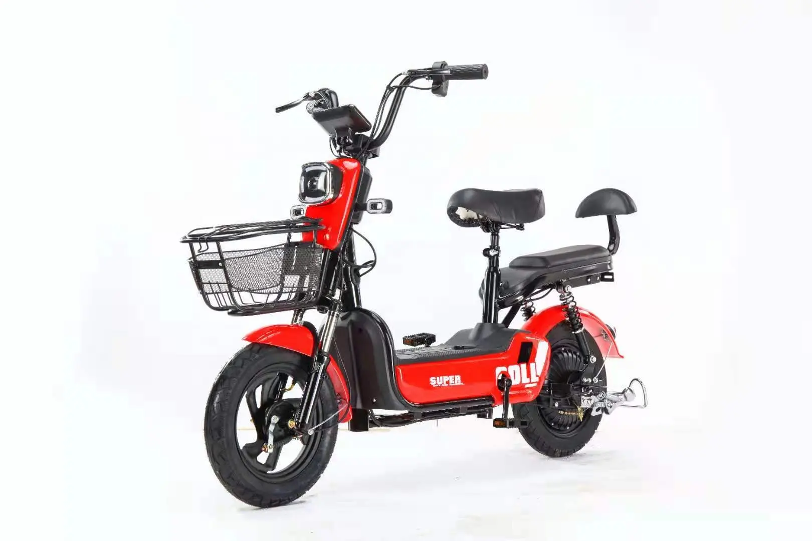 14 pouces mode double vélo électrique vente directe d'usine scooter électrique 48V 350W puissance vélo de ville électrique