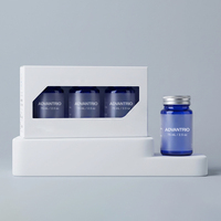 Nouvelle conception, flacon en verre pour compléments alimentaires, comprimés, capsules, médicaments, 75 ml, à large ouverture, avec boîte